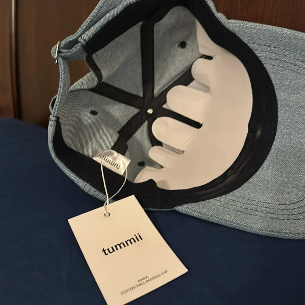 Tummii Mama Blue Denim Embroidered Baseball Hat Cap New with Tags New